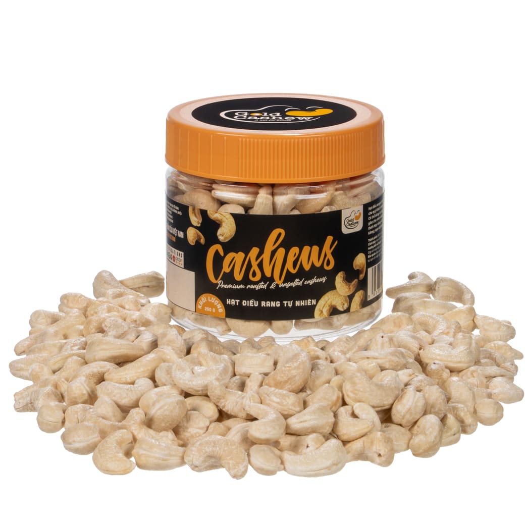 Premium Roasted & Unsalted Cashews 250g